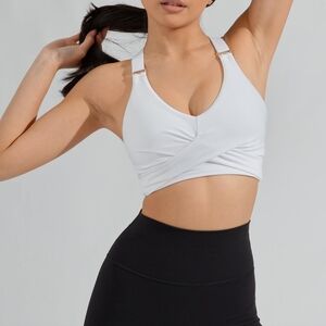 Buffbunny - Candy Wrap Sports Bra - XS White